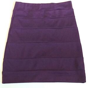 Lush- purple form fitting skirt size small